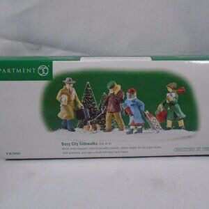 Dept 56  Department 56 Christmas in The City Series Bust City Sidewalks